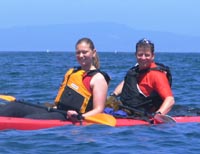 Kayaking with Becky Hopkinson & Jeff Weekley