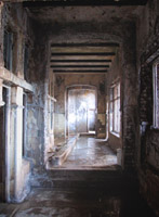 Inside the mineral baths