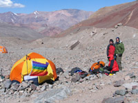 Mike and Mark at base camp