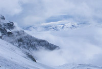 Morning view from camp 1