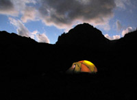 Mike & Jonny's tent at base camp