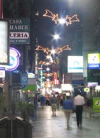La Florida Avenue at night