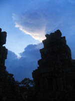 A thunderstorm approaches at Ta Keo