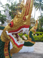 Sticky rice, left as an offering