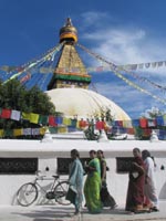 Boudhanath Stupa, Nepal's largest