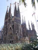 La Sagrada Familia in Barcelona, by Antoni Gaudi