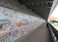 The UFO Bridge in Bratislava