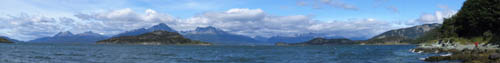 Looking south into Chile from Tierra del Fuego National Park